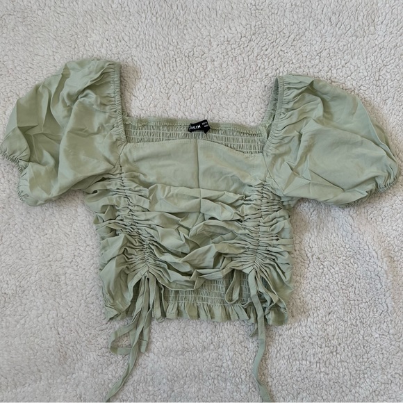 Shein Green Cropped Top - Picture 2 of 6